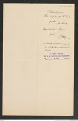 k.k. naturhistorisches Hofmuseum, Intendanzakten 1885-1896 (Hauer), Aktenzahl Z.345/1891, Seite 2